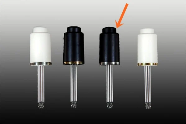 Pompka z pipetą szklaną 18/410, długość rurki 56 mm